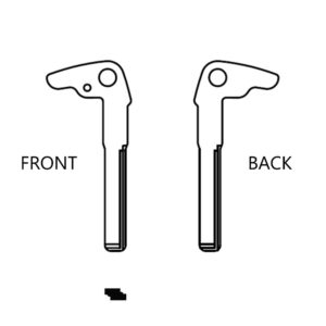 MERCEDES BENZ HU81T / ME-7 EMERGENCY KEY