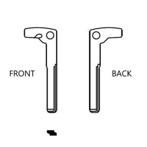 MERCEDES BENZ HU126T / ME-7 EMERGENCY KEY