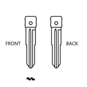 HYUNDAI HYN15 / HY-12 MULTI - FUNCTION KEY BLADE  (CAR) - Image 1