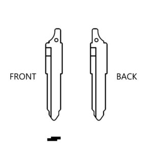 MAZDA MAZ24R / MAZ-11D OEM FLIP KEY BLADE