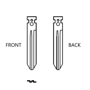 NISSAN NSN14T / DAT-15 OEM FLIP KEY BLADE