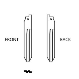 NISSAN NSN14T / DAT-15 OEM FLIP KEY BLADE