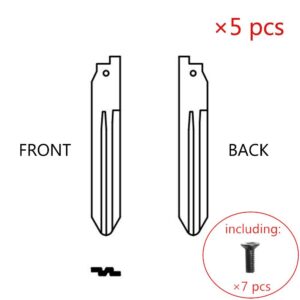 NISSAN NSN14T / DAT-15 OEM FLIP KEY BLADE - Image 1