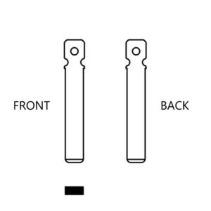 PEUGEOT / CITROEN VA2 / CIT-1 OEM FLIP KEY BLADE