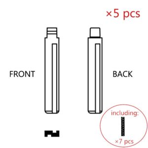 HYUNDAI HYN17RT / HY-19 OEM FLIP KEY BLADE - Image 1