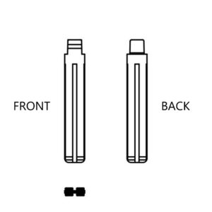 HYUNDAI TOY48 / TOYO-30 OEM FLIP KEY BLADE - Image 1