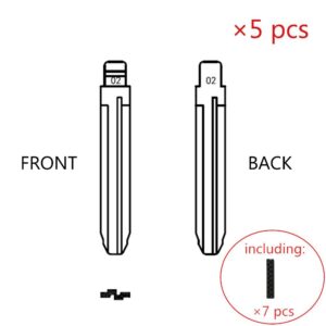 TOYOTA TOY43 / TOYO-15 / TOYO-40 FTEC KEY BLADE