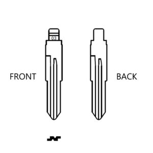 HONDA HON58R / HOND-21 FTEC KEY BLADE