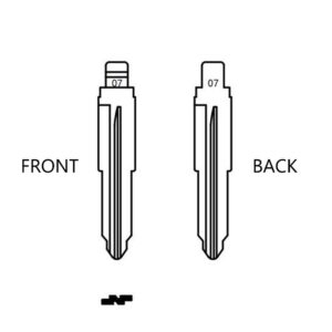 MITSUBISHI MIT11R / MIT-8D / MIT-14D FTEC KEY BLADE