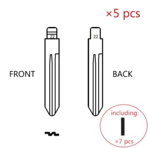 NISSAN NSN14 / DAT-15 FTEC KEY BLADE