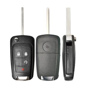 GM 3+1 B FLIP REMOTE SHELL (SCREW TYPE) - Image 1